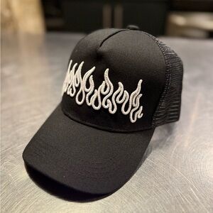 Flame Y2K cap trucker hat